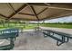 Covered picnic pavilion with multiple tables at 1922 Sheffield Ct, Oldsmar, FL 34677