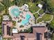 Resort-style pool and community amenities from above at 309 Mystic Falls Dr, Apollo Beach, FL 33572