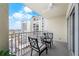 Balcony with seating and beautiful water views at 400 64Th Ave # 908, St Pete Beach, FL 33706