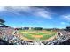 Aerial view of baseball stadium with crowds at 400 64Th Ave # 908, St Pete Beach, FL 33706