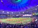 View of baseball stadium interior with players on the field at 400 64Th Ave # 908, St Pete Beach, FL 33706
