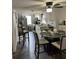 Open concept kitchen and dining area with modern finishes at 8218 N 18Th St, Tampa, FL 33604