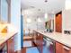 Modern kitchen with stainless steel appliances and granite countertops at 111 N 12Th St # 1708, Tampa, FL 33602