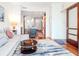 Spacious living area features hardwood floors and an open floor plan at 111 N 12Th St # 1708, Tampa, FL 33602
