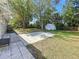 Large backyard with patio and storage shed at 2152 74Th N St, St Petersburg, FL 33710