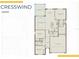 Detailed floorplan showcasing the layout of the home with labeled rooms and dimensions at 2748 Winding Creek Trl, North Port, FL 34289