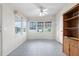 Bright dining area with tile floors and built in shelving at 34124 Estates Ln, Wesley Chapel, FL 33543