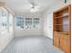 Bright dining area with tile floors and built in shelving at 34124 Estates Ln, Wesley Chapel, FL 33543