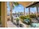 Side patio with walkway and view of marina at 6125 Moorings S Dr, St Petersburg, FL 33712