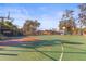 Well-lit outdoor basketball court at 7577 Mediterranean Ct, Hudson, FL 34667