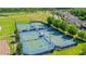 Community tennis and basketball courts at 8849 Little Bluestem Dr, Land O Lakes, FL 34637