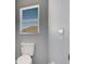 Simple, clean bathroom with toilet and window at 11217 Avery Oaks Dr, Tampa, FL 33625