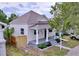 Aerial view of a charming bungalow with a renovated front porch at 2310 W Ivy St, Tampa, FL 33607