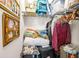 Closet with shelving and clothing at 5124 Highland Pointe Ct, Wimauma, FL 33598