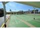 Well-maintained shuffleboard courts under a covered area at 6000 20Th N St # 114, St Petersburg, FL 33714