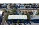 Aerial view of apartment building and street at 1221 Drew St # E11, Clearwater, FL 33755