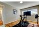 Spacious bedroom with hardwood floors and large window at 1221 Drew St # E11, Clearwater, FL 33755