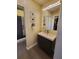 Modern bathroom with updated vanity and fixtures at 1707 New Bedford Dr, Sun City Center, FL 33573