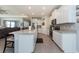 Spacious kitchen featuring an island and ample cabinet space at 12512 Brick Cobblestone Dr, Riverview, FL 33579