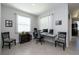 Bright and spacious home office with large windows at 12512 Brick Cobblestone Dr, Riverview, FL 33579