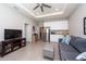 Multi-purpose room with kitchenette, seating area, and home entertainment at 12512 Brick Cobblestone Dr, Riverview, FL 33579