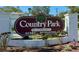 Country Park 55+ community sign; no pets or soliciting at 2331 Belleair Rd # 611, Clearwater, FL 33764