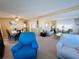 Open living and dining area with plenty of natural light and comfortable seating at 2331 Belleair Rd # 611, Clearwater, FL 33764