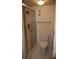 Clean bathroom with shower/tub combo, toilet and single sink vanity at 2699 Seville Blvd # 605, Clearwater, FL 33764