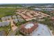 Aerial view showcasing the property's location in the community at 290 Valencia Cir, St Petersburg, FL 33716