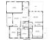 Layout of a home with kitchen, bedrooms, living and Gathering rooms, dining room, garage, and screened patio at 3873 21St N Ave, St Petersburg, FL 33713