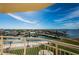 Spacious balcony boasting panoramic water and city views at 4900 Brittany S Dr # 706, St Petersburg, FL 33715