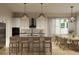 Modern kitchen with large island and ample cabinet space at 3819 71St N St, St Petersburg, FL 33709