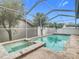 Relaxing screened-in pool and spa area at 10130 Balcony St, New Port Richey, FL 34655