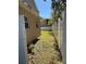 Side yard with privacy fence at 1102 W Charter St, Tampa, FL 33602