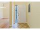 Inviting entryway boasting tile floors, a solid front door, and an adjacent peek into the living area at 1808 Cypress Trace Dr # 1808, Safety Harbor, FL 34695
