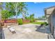 Patio showcasing seating and lush greenery, creating an inviting outdoor space at 1900 60Th N Way, St Petersburg, FL 33710