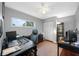 Bedroom features modern design, a large window, and a functional workspace at 1900 60Th N Way, St Petersburg, FL 33710