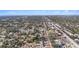 Aerial view showcasing the property's surrounding neighborhood and cityscape at 3510 1St S Ave, St Petersburg, FL 33711