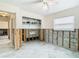 Unfinished bedroom with exposed framing and plumbing at 4740 114Th N St, St Petersburg, FL 33708