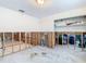 Unfinished bedroom with exposed framing and walls at 4740 114Th N St, St Petersburg, FL 33708
