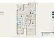 Two-story floor plan with 2-car garage and covered lanai at 7465 Yale Harbor Dr, Wesley Chapel, FL 33545