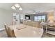 Dining room with table and chairs, ocean view at 1000 Gulf Blvd # 302, Indian Rocks Beach, FL 33785