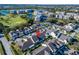 Aerial view showing a townhome nestled in a community at 1050 Starkey Rd # 704, Largo, FL 33771