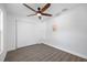 Spacious bedroom with ceiling fan and ample closet space at 2515 W Comanche Ave, Tampa, FL 33614