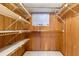 Spacious walk-in closet with wire shelving at 2650 Pearce Dr # 403, Clearwater, FL 33764