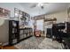 Bright home office features built-in shelving and window lighting at 4904 Barnstead Dr, Riverview, FL 33578