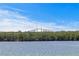 Expansive water view showcasing a distant bridge, lush greenery, and clear blue sky at 6189 Leeland S St, St Petersburg, FL 33715