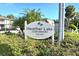 Heather Lake Condominiums sign, address 920-940 at 930 Virginia St # 201, Dunedin, FL 34698