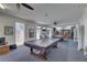 Community game room featuring billiard tables at 10216 Regal Dr # 603, Largo, FL 33774