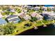 Luxury waterfront homes with private pools and lush landscaping at 10511 Martinique Isle Dr, Tampa, FL 33647